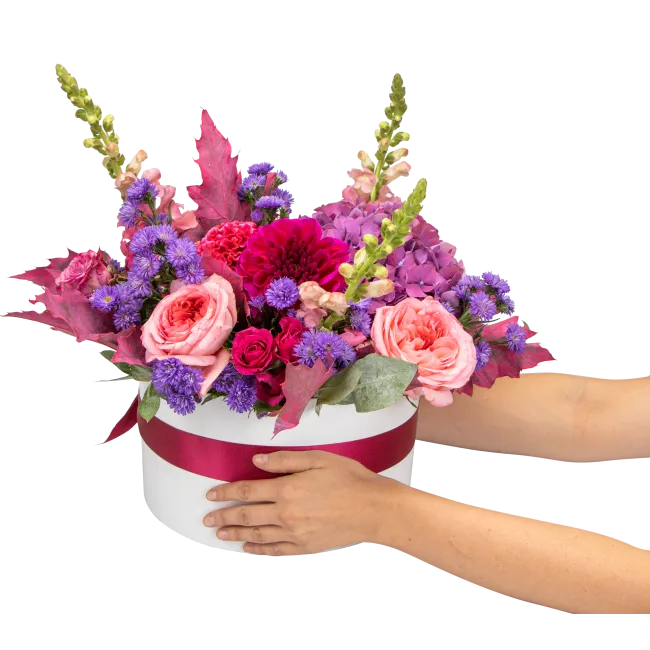 autumn flower box